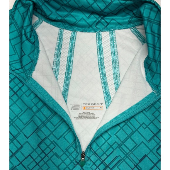 Tek Gear Warm Tek Women's XL Teal NWT Quarter Zip Retail $40 Activewear - Picture 6 of 9